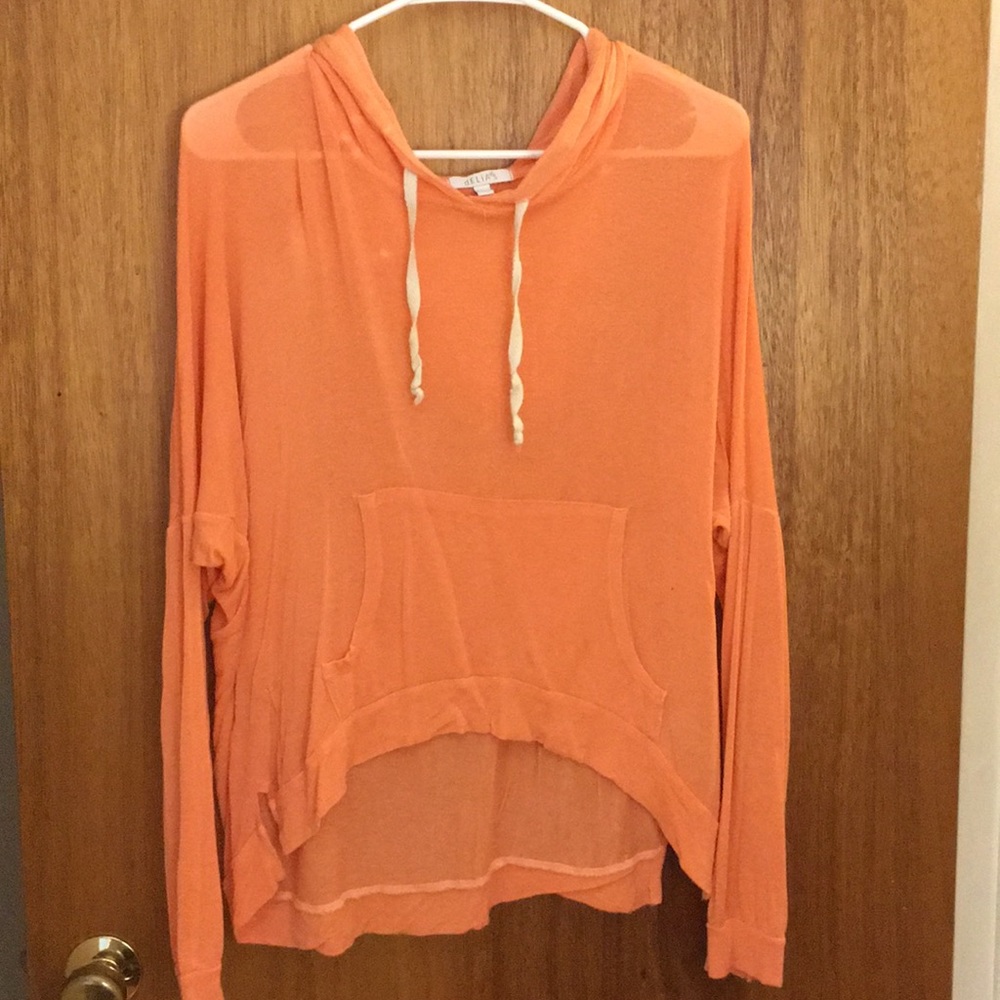 Peach sweatshirt